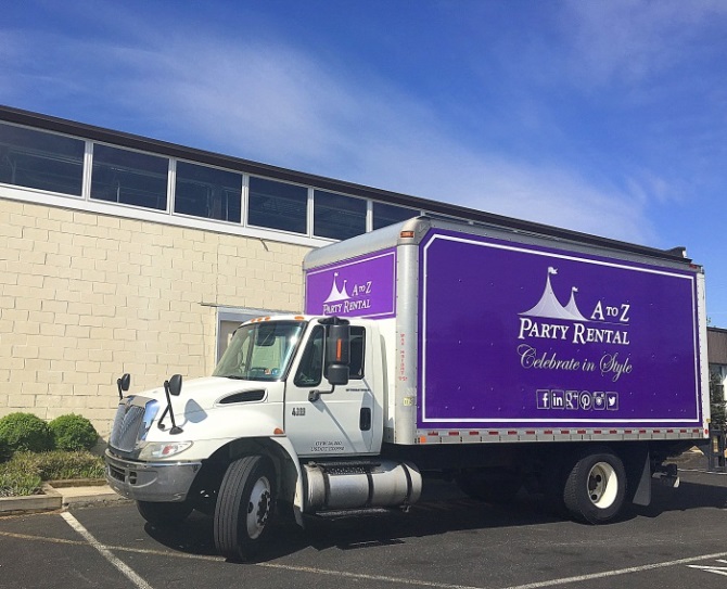 A to Z Party Rental Truck