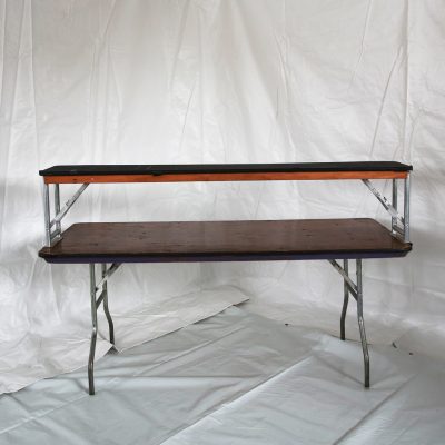 6 foot bar with riser and skirt