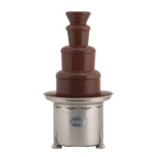 A large chocolate fountain.
