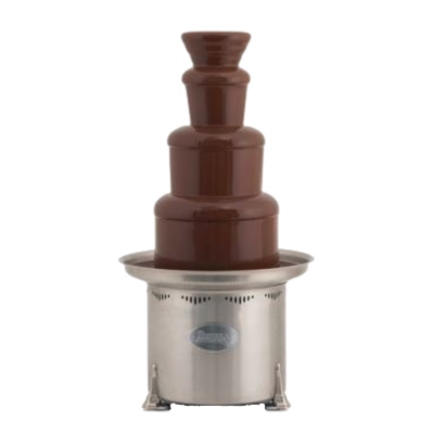 A large chocolate fountain.