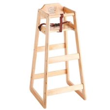 wooden children high chair