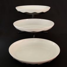 3 tier melamine oval