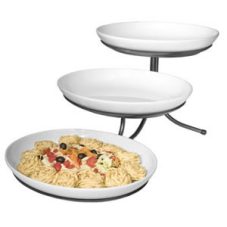 3 tier Oval Tray with Stand