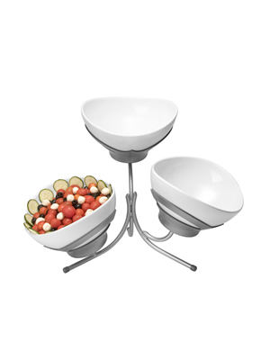 3 tier Tulip bowl with Stand