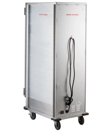 Avantco electric heated proofing rack rear view