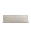 A rectangular white ceramic tray.