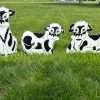 calf lawn signs rented with the Holy Cow birthday lawn sign