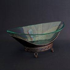canoe glass bowl