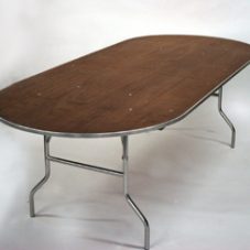 oval table rental