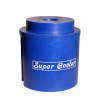 A large blue super cooler.