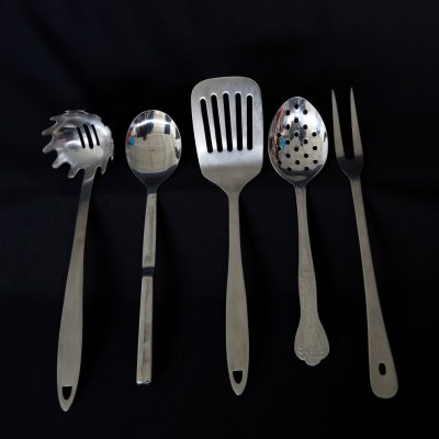 stainless steel flatware rental