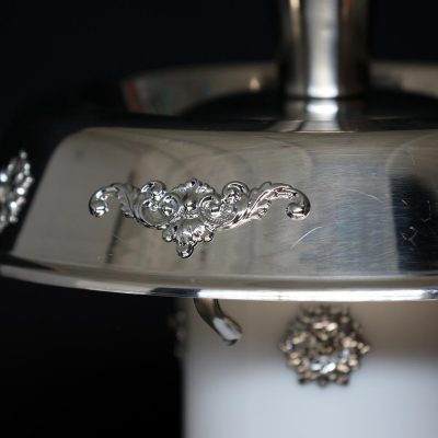 silver fountain detail