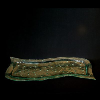 bubble glass tray wavy