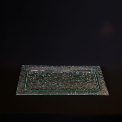 bubble glass tray 12x24