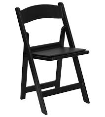 black resin chair rental furniture