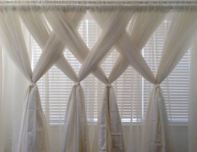 braided drape rental