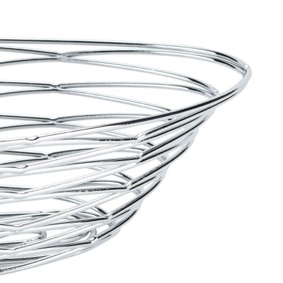 chrome bread basket