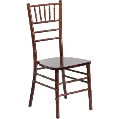 fruitwood chiavari ballroom chair rental