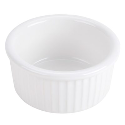 ramekin white round rental