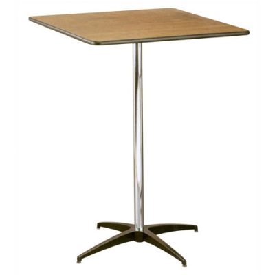 square pedestal bistro table