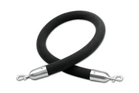 stanchion black rope rental