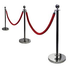 stanchion chrome rental