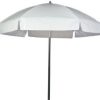 white vinyl umbrella rental