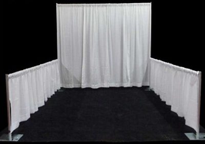white booth rental