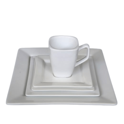 white square china pattern rental