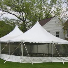 Professionally installed 20 x 40 pole tent