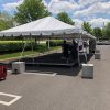 20x40 fiesta frame tent with stage
