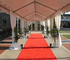 marquee tent red carpet