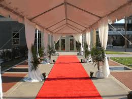 marquee tent red carpet
