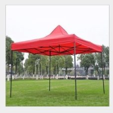 10 x 10 canopy red and white striped