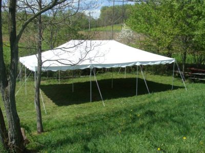 20 x 30 white canopy