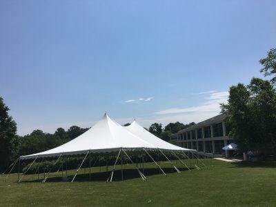 40x pole tent lawn