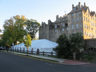 mercer museum 40x80 frame tent