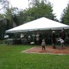 30x40 fiesta frame tent parquet dance floor