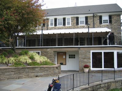 pavilion tent on patio