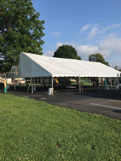 St. Gen's 50x70' Gable frame tent