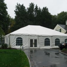 rental tent door