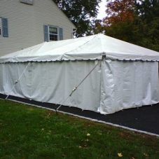 rental tent sides solid