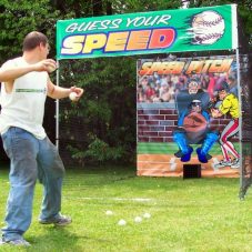 speed pitch baseball game rental