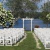 resin chair white rental