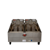 An electric deep fryer with two baskets.