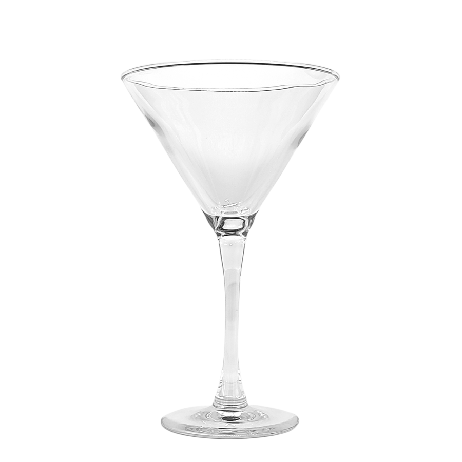 Martini Glass Rentals – Small 6 oz – Large 10 oz - Atlas Party Rentals