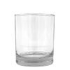 A 12oz old fashion glass with straight sides.