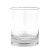 An 8oz old fashion glass with straight sides.