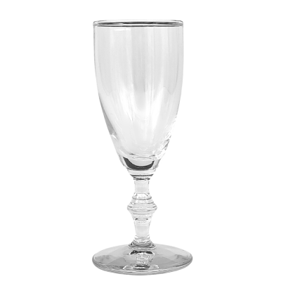 A 5oz ring stem whiskey sour glass.