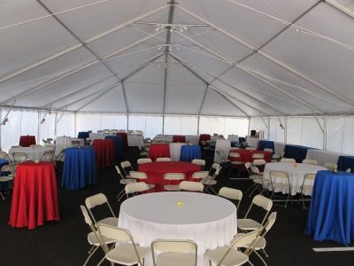 Janssen corporate picnic tent rental 50x frame tent